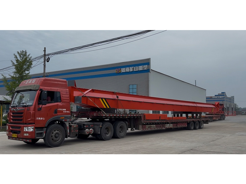 電動單梁起重機 LD5t-26.72m 制作完成 裝車發出